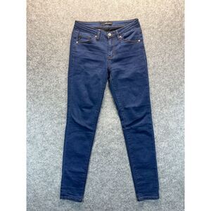 Kancan Women's Jeans Size 26 Skinny Dark‎ Blue Stretch Denim Mid Rise